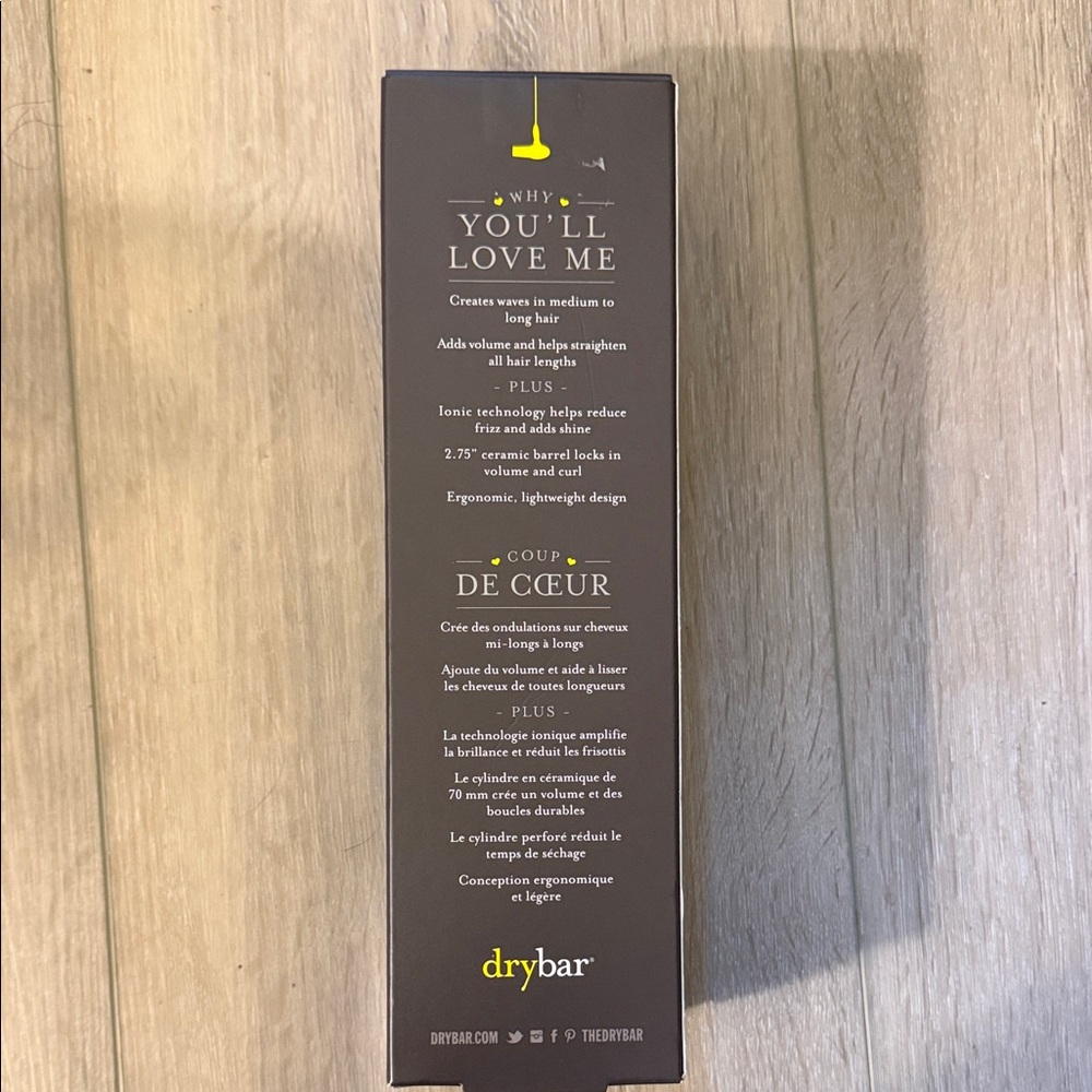 Drybar Double Pint Ceramic Brush with Yellow Handle - Picture 2 of 2